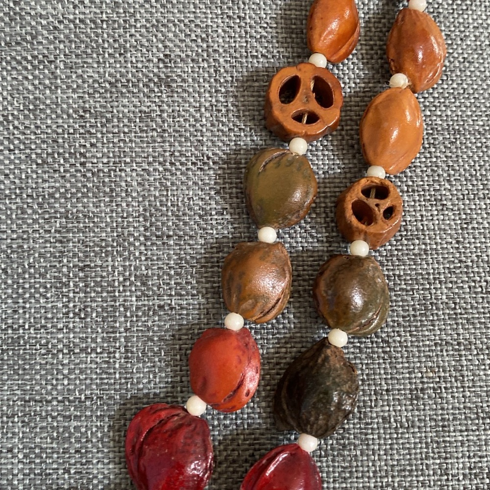 Multicolour Natural Beaded Necklace